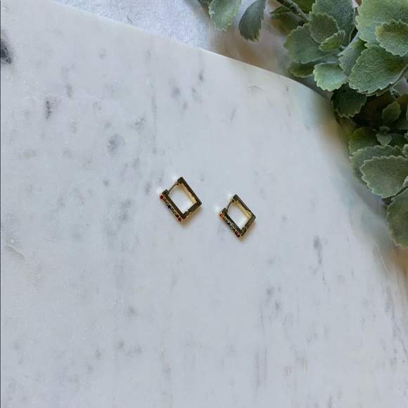 The Marisol - Colorful Geometric Hoops - Picture 4 of 7